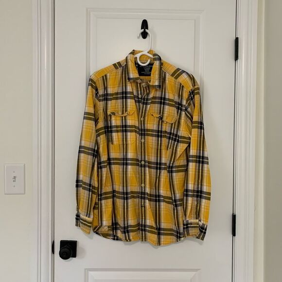 Nautica Jeans Company Plaid Button Down, Medium - Picture 2 of 5